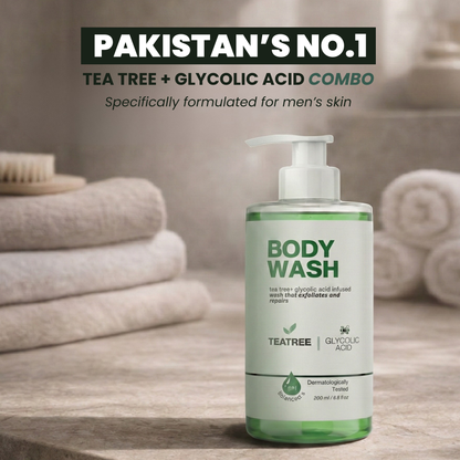Tea Tree + Glycolic Acid Refreshing Body Wash
