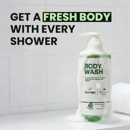 Tea Tree + Glycolic Acid Refreshing Body Wash