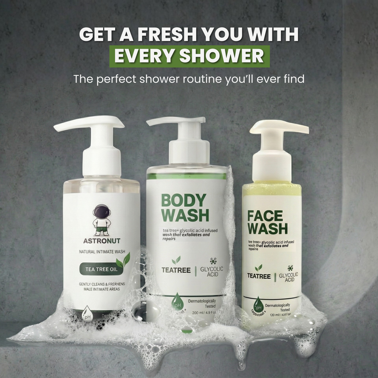 Tea Tree + Glycolic Acid Skin Renewal Kit