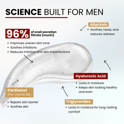 Astronut Men’s Snail Mucin Face Cream – Hydrate, Repair & Protect Against Aging