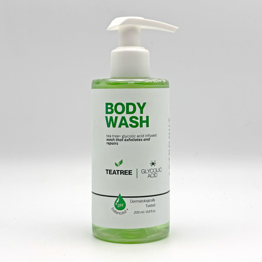 Tea Tree + Glycolic Acid Refreshing Body Wash