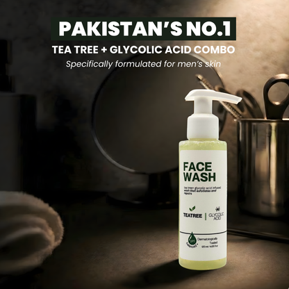 Tea Tree + Glycolic Acid Clarifying Face Wash