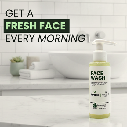 Tea Tree + Glycolic Acid Clarifying Face Wash
