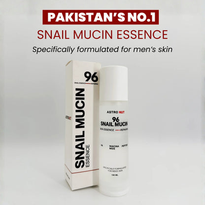 Astronut Men’s Snail Mucin Essence – Repair, Even Skin Tone & Shield From Pollution