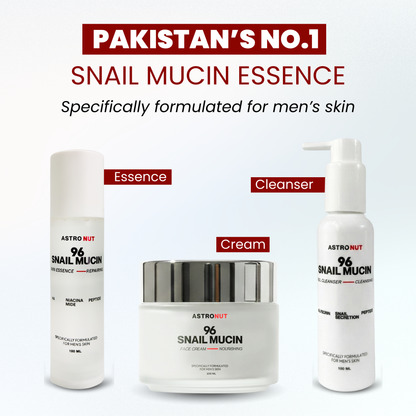 Snail Repair Complete Skincare Range – Cleanser + Essence + Cream