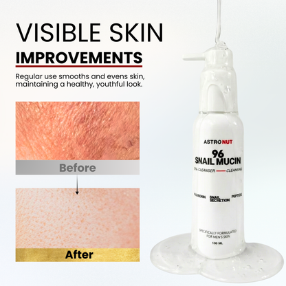 Astronut Men’s Snail Mucin Cleansing Face Wash – Deep Clean, Hydrate & Defend Skin