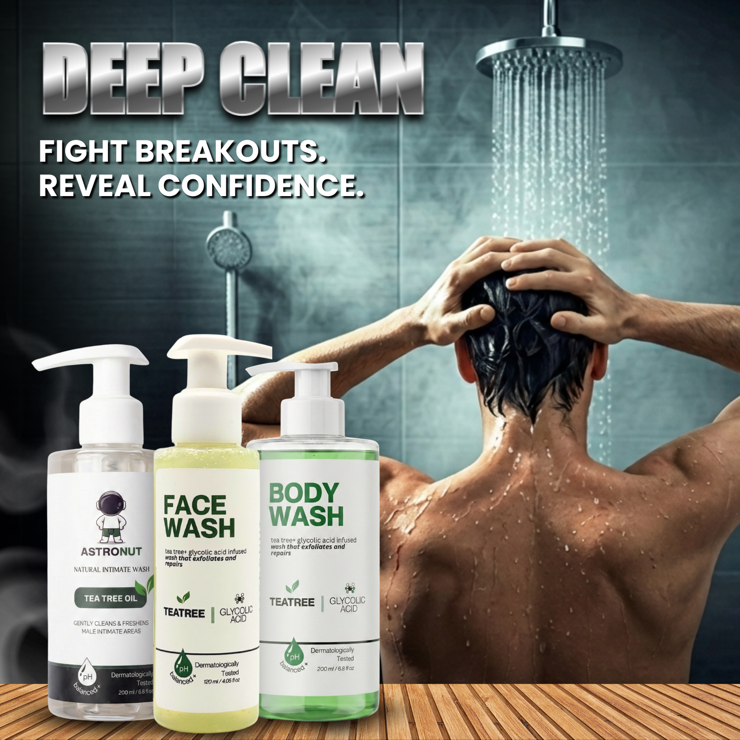 Tea Tree + Glycolic Acid Skin Renewal Kit